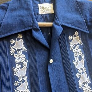 Vintage embroidered blouse - Size M